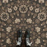 spicher and company biltmore arabesque bloom earth and vinyl mat