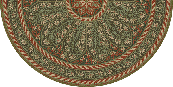 Spicher and Company Biltmore Estate Tracery Holly Velvet Vinyl Mat