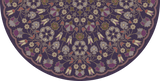 Spicher and Company Biltmore Arabesque Bloom Midnight Orchid Vinyl Mat