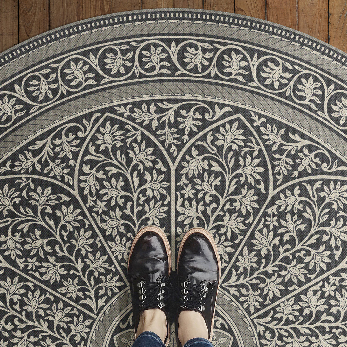 spicher and company biltmore estate tracery ink blossom vinyl mat