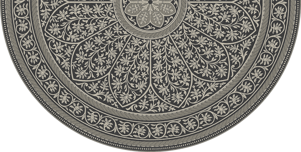 Spicher and Company Biltmore Estate Tracery Ink Blossom Vinyl Mat