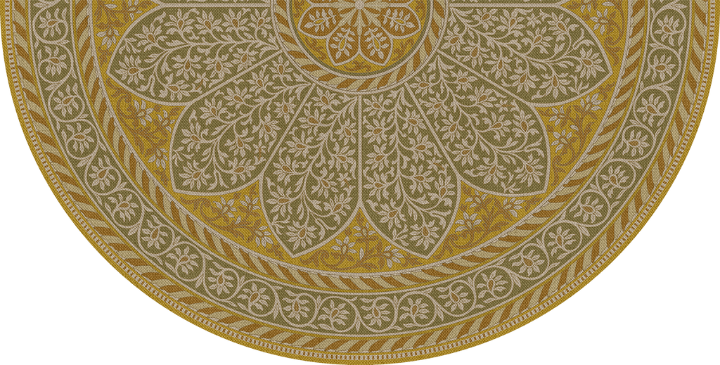 spicher and company biltmore estate tracery olive saffron vinyl mat