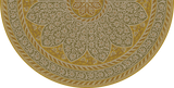 Spicher and Company Biltmore Estate Tracery Olive Saffron Vinyl Mat