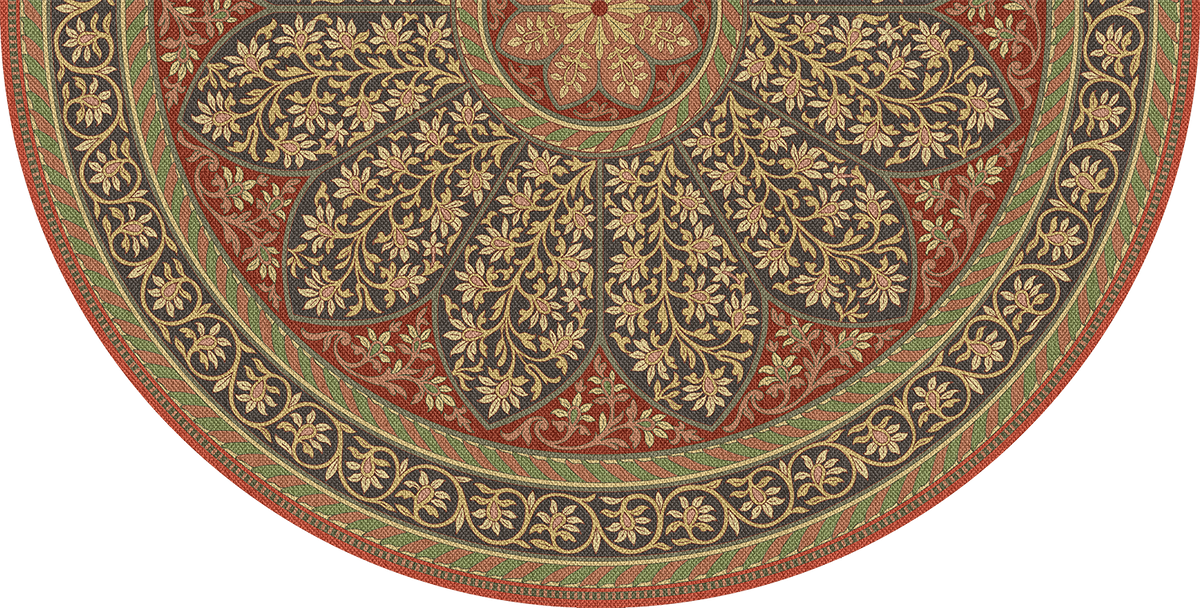 Spicher and Company Biltmore Estate Tracery Imperial Garden Vinyl Mat