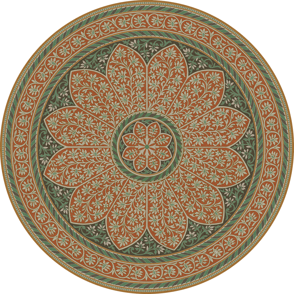 spicher and company biltmore estate tracery verdigris flame vinyl mat