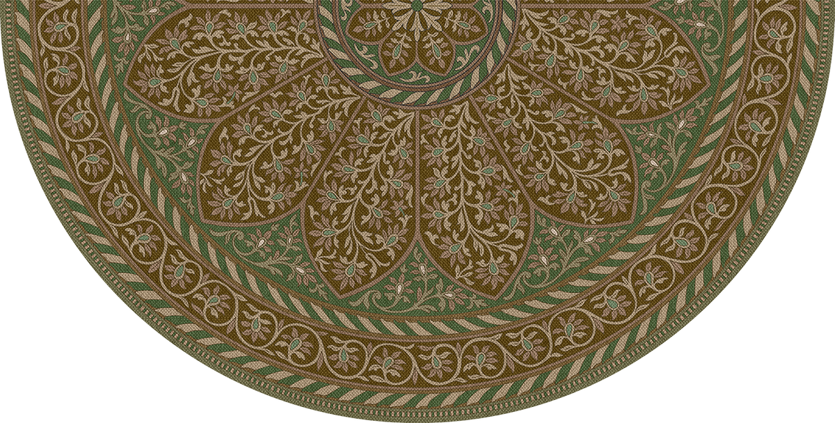 Spicher and Company Biltmore Estate Tracery Boxwood Court Vinyl Mat