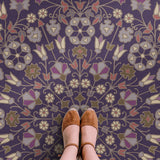 spicher and company biltmore arabesque bloom midnight orchid vinyl mat