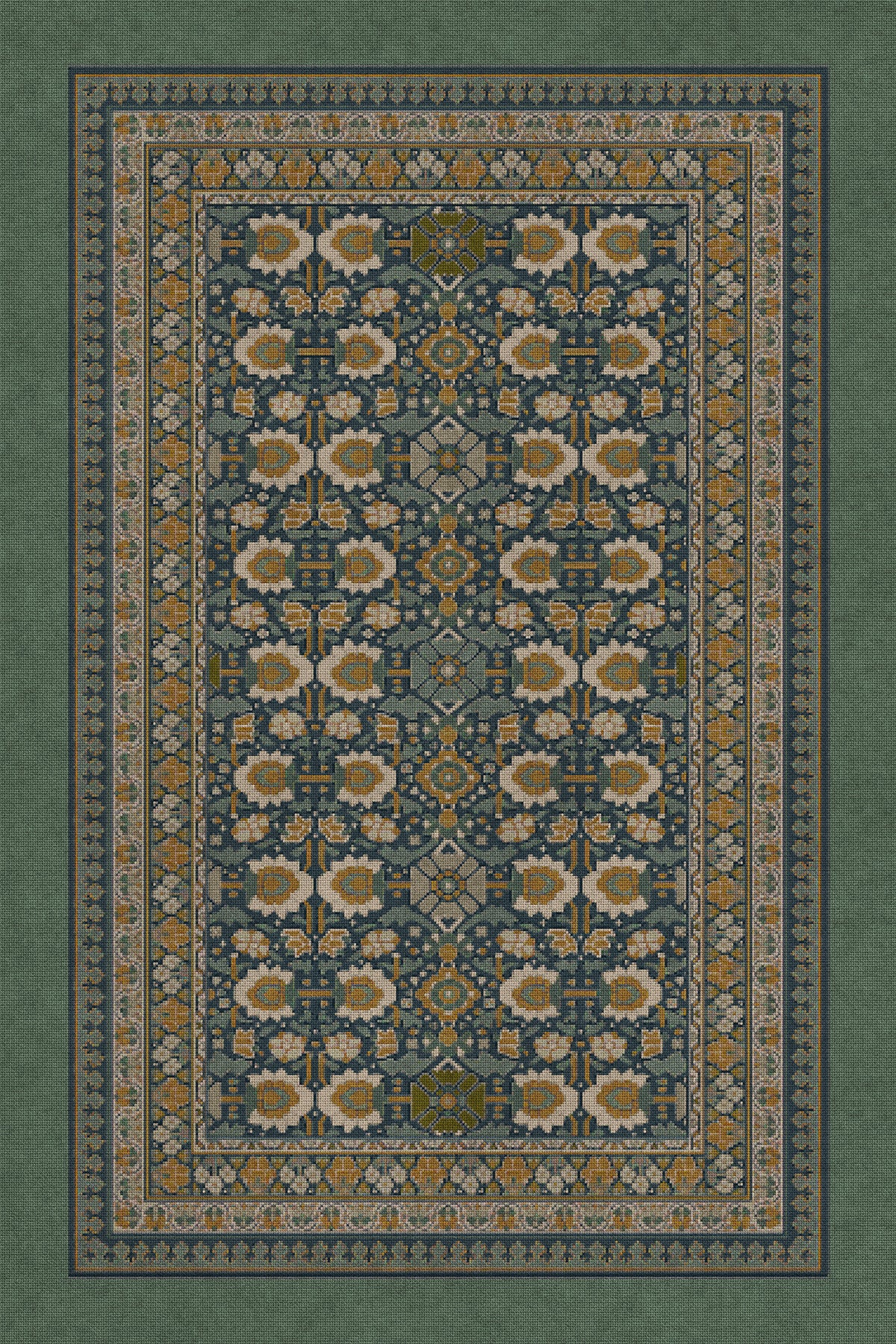 spicher and company biltmore promenade striking flora vinyl mat