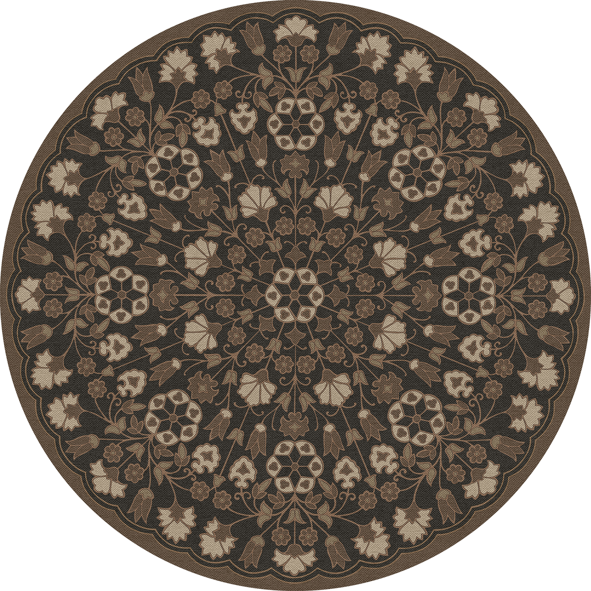 spicher and company biltmore arabesque bloom earth and vinyl mat
