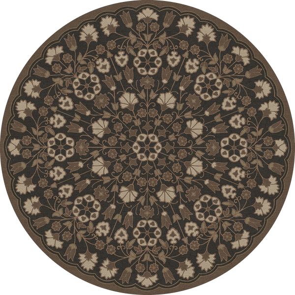 spicher and company biltmore arabesque bloom earth and vinyl mat