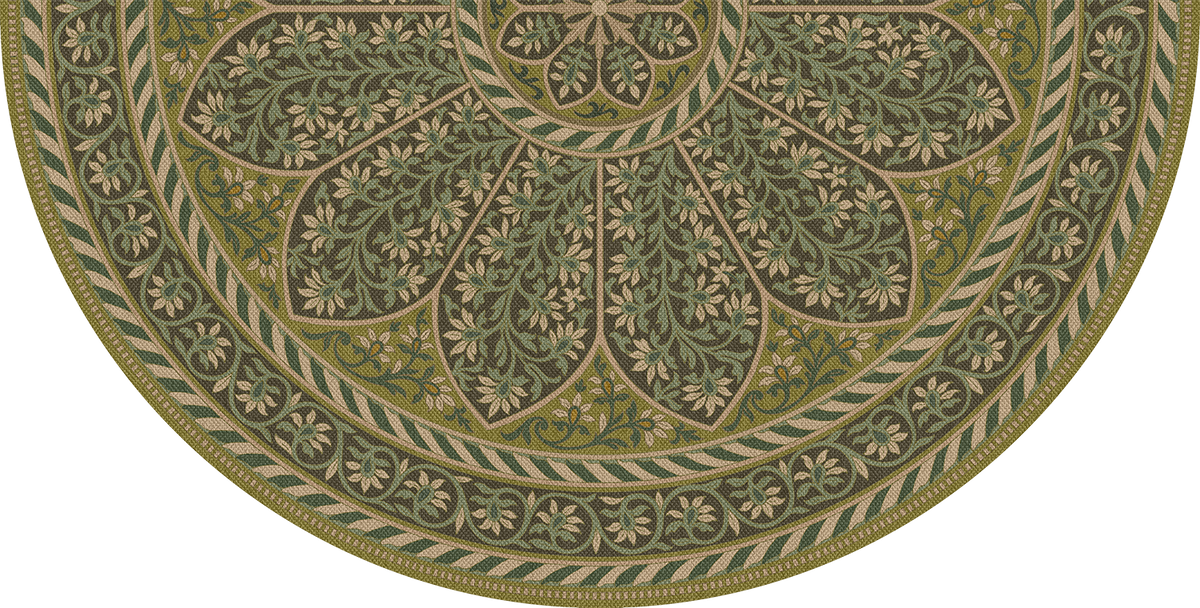 Spicher and Company Biltmore Estate Tracery Fernwater Vinyl Mat