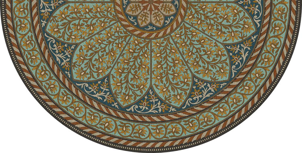 spicher and company biltmore estate tracery lapis bloom vinyl mat
