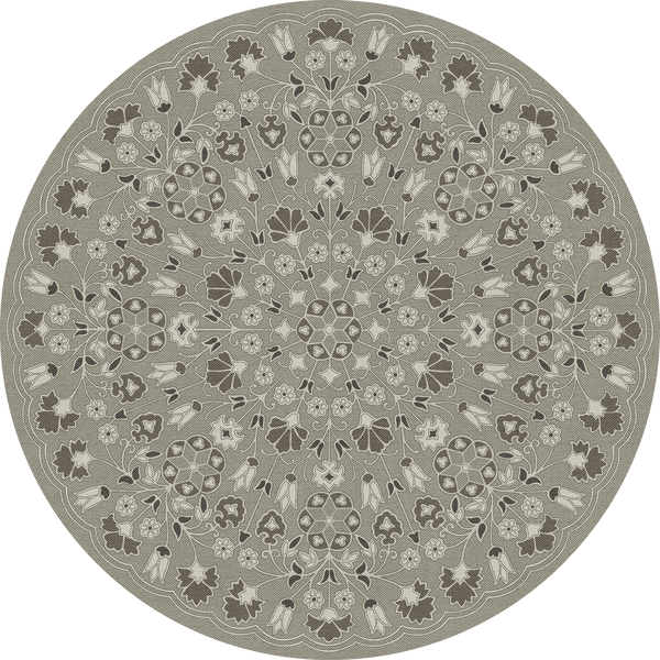 spicher and company biltmore arabesque bloom misty graphite vinyl mat