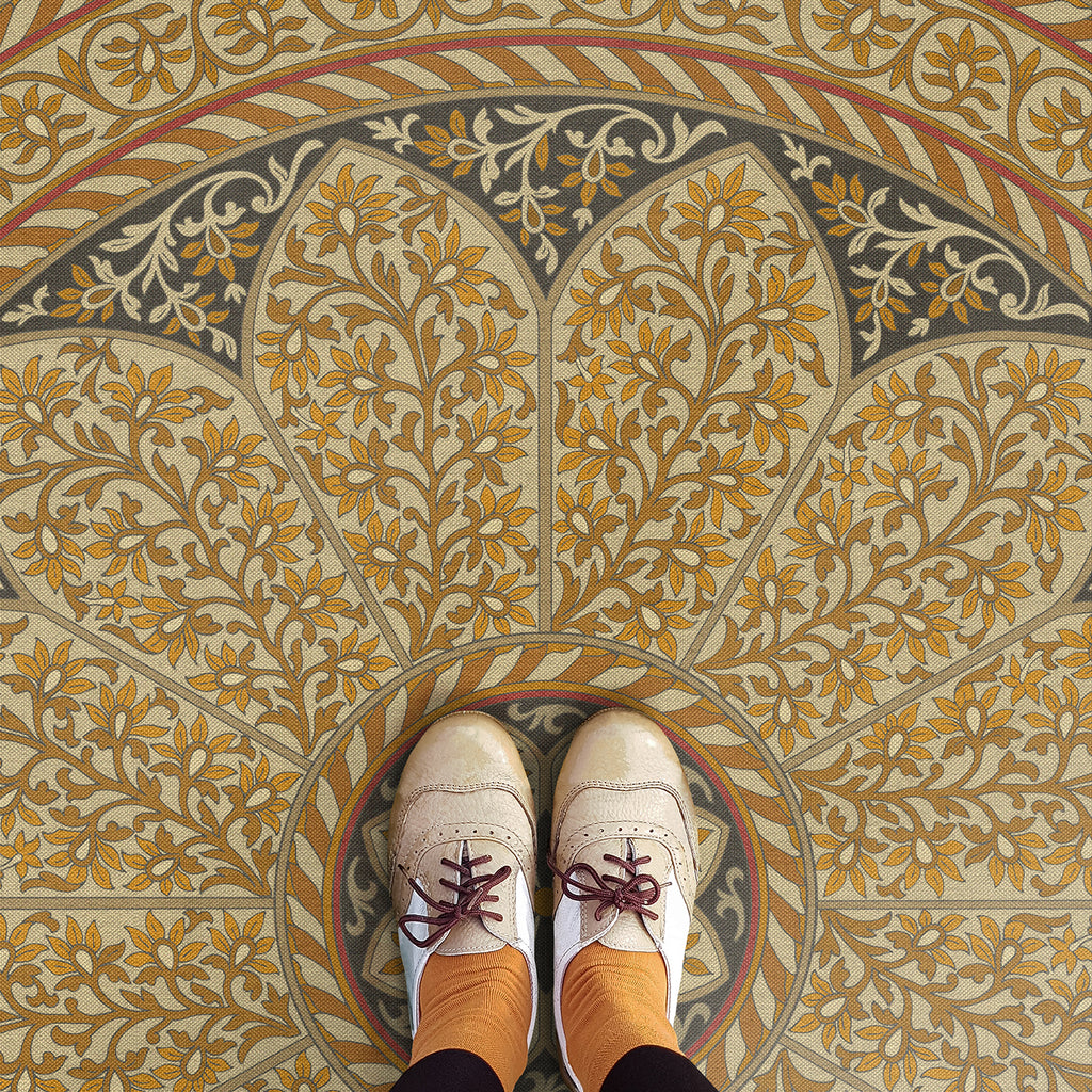 spicher and company biltmore estate tracery gilded dusk vinyl mat