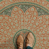 spicher and company biltmore estate tracery verdigris flame vinyl mat