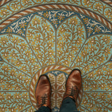 spicher and company biltmore estate tracery lapis bloom vinyl mat