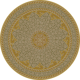 spicher and company biltmore estate tracery olive saffron vinyl mat