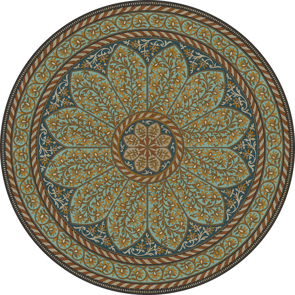 spicher and company biltmore estate tracery lapis bloom vinyl mat