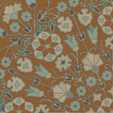 spicher and company biltmore arabesque bloom cognac and  sea glass vinyl mat