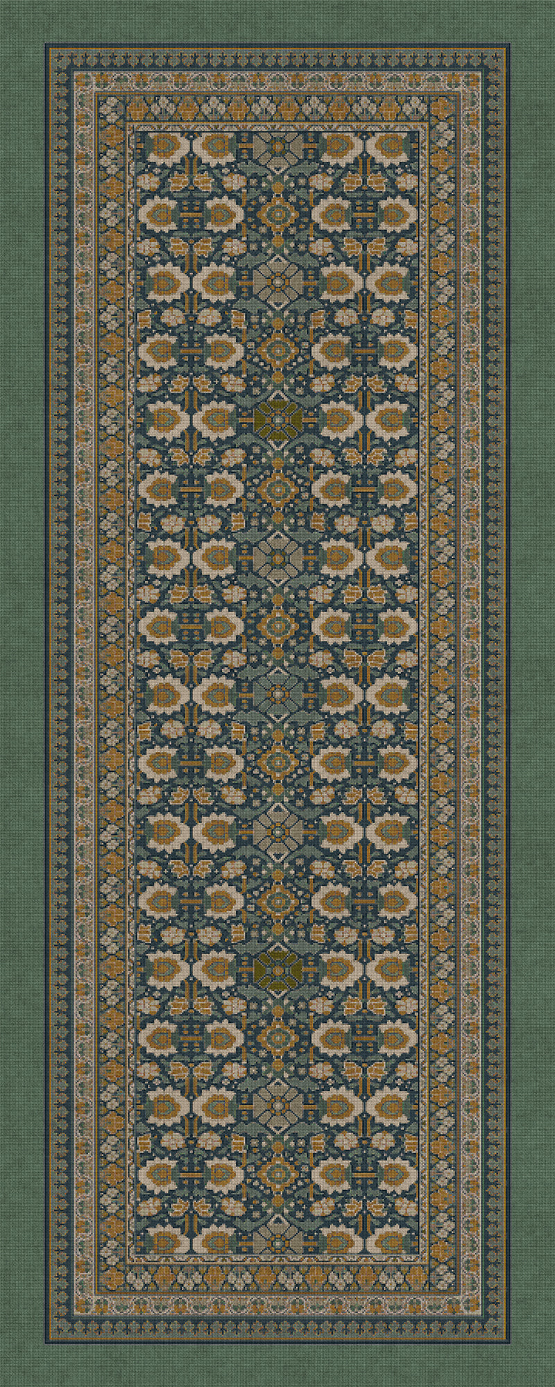 spicher and company biltmore promenade striking flora vinyl mat