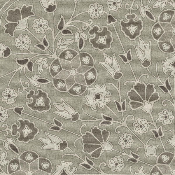 spicher and company biltmore arabesque bloom misty graphite vinyl mat