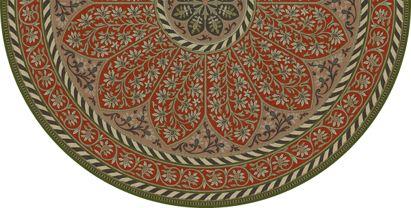 Spicher and Company Biltmore Estate Tracery Crimson Relic Vinyl Mat