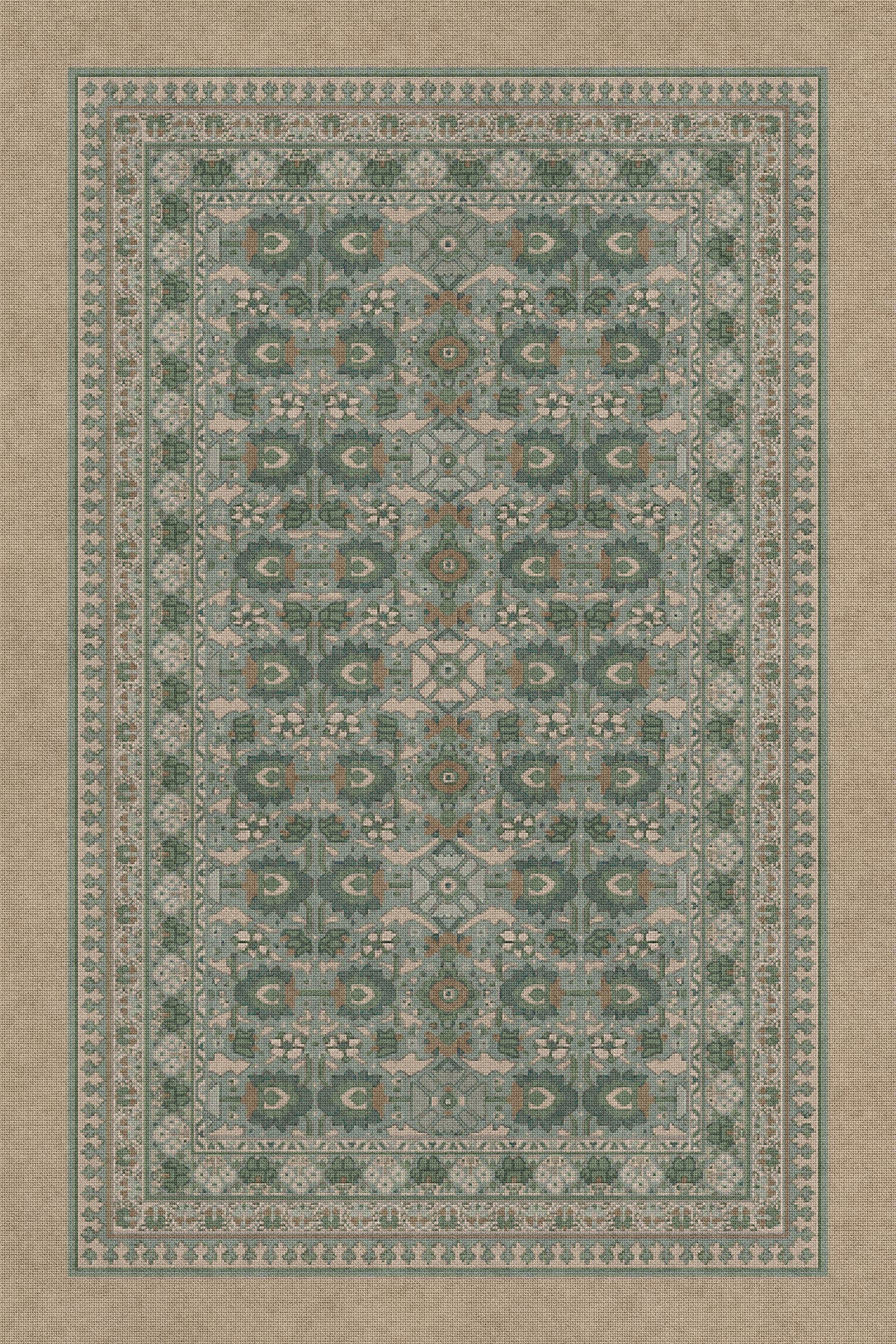 spicher and company biltmore promenade blooming season vinyl mat