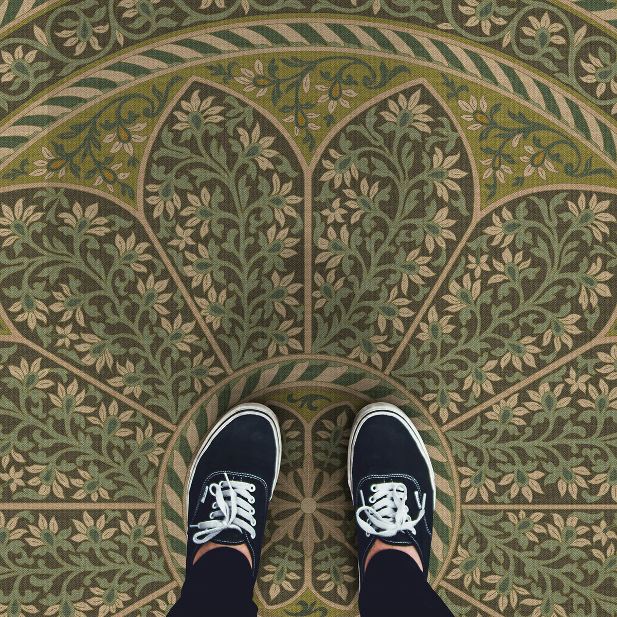 Spicher and Company Biltmore Estate Tracery Fernwater Vinyl Mat