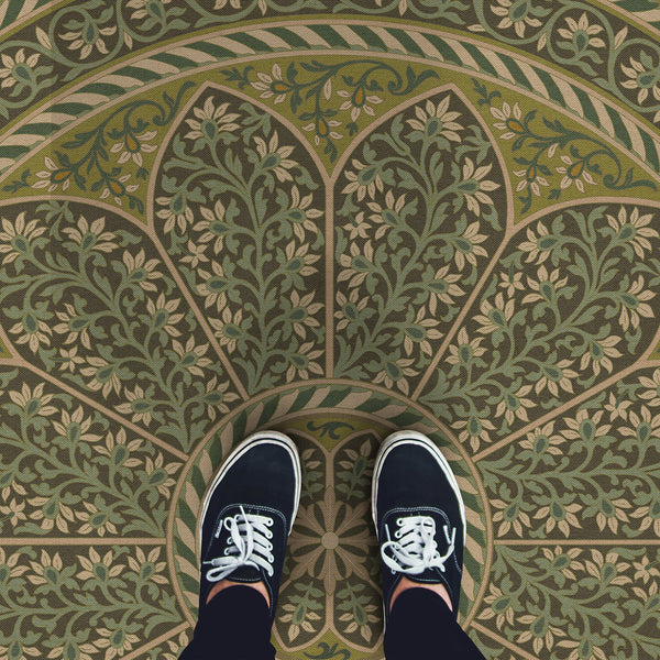 Spicher and Company Biltmore Estate Tracery Fernwater Vinyl Mat