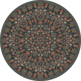 spicher and company biltmore arabesque bloom oxidized petals vinyl mat