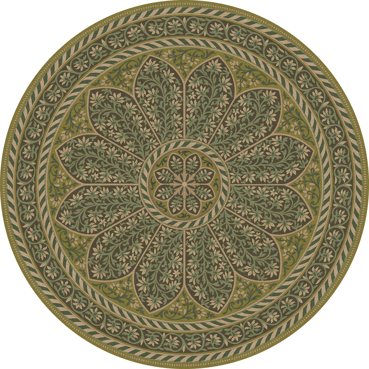 spicher and company biltmore estate tracery fernwater vinyl mat