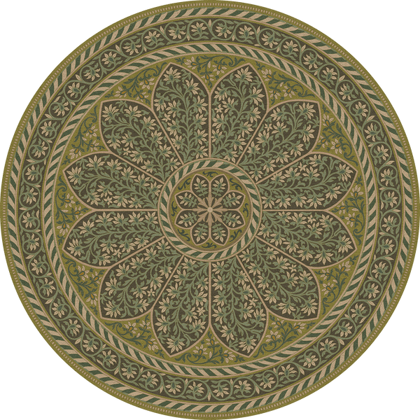 spicher and company biltmore estate tracery fernwater vinyl mat