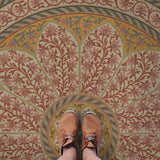 spicher and company biltmore estate tracery tea rose vinyl mat