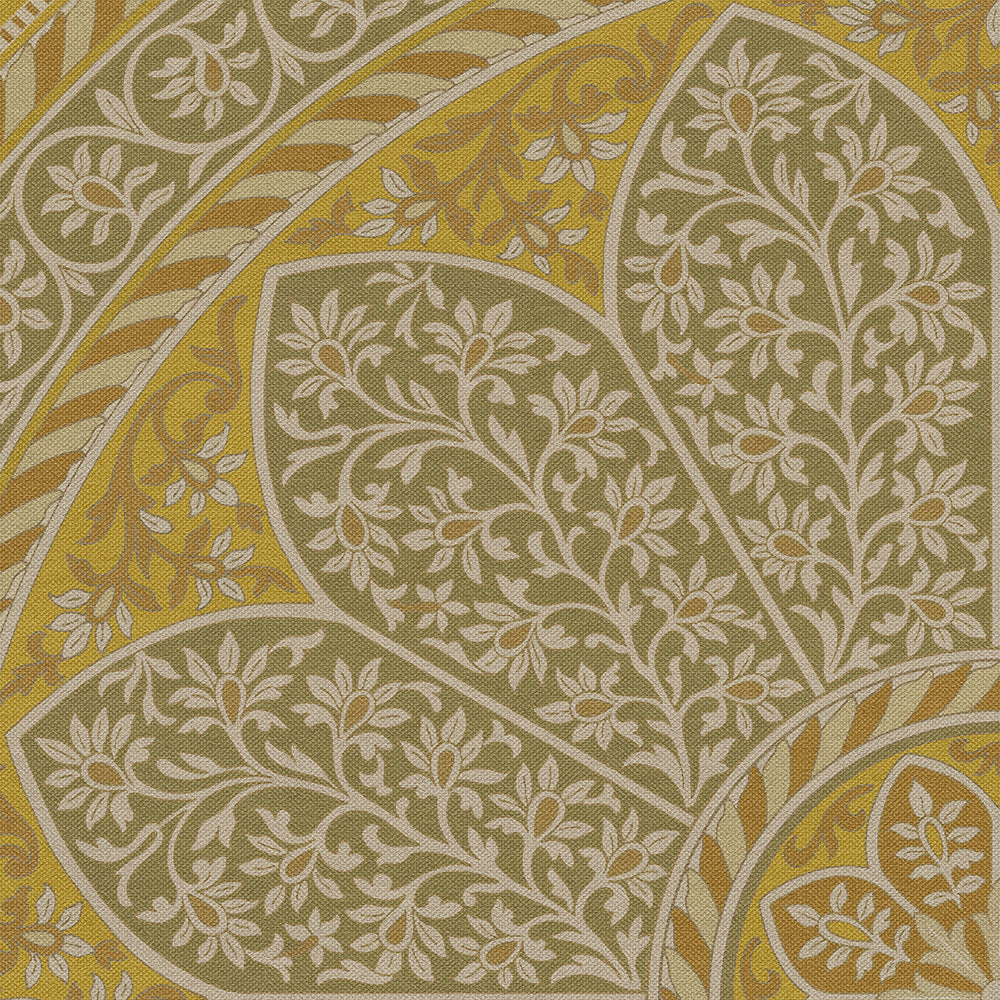 spicher and company biltmore estate tracery olive saffron vinyl mat