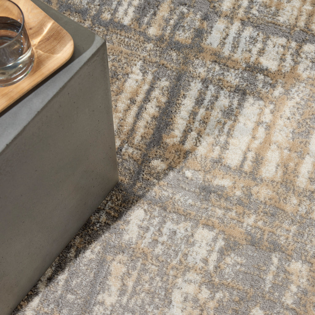 nourison ck005 enchanting ech05 grey ivory rug