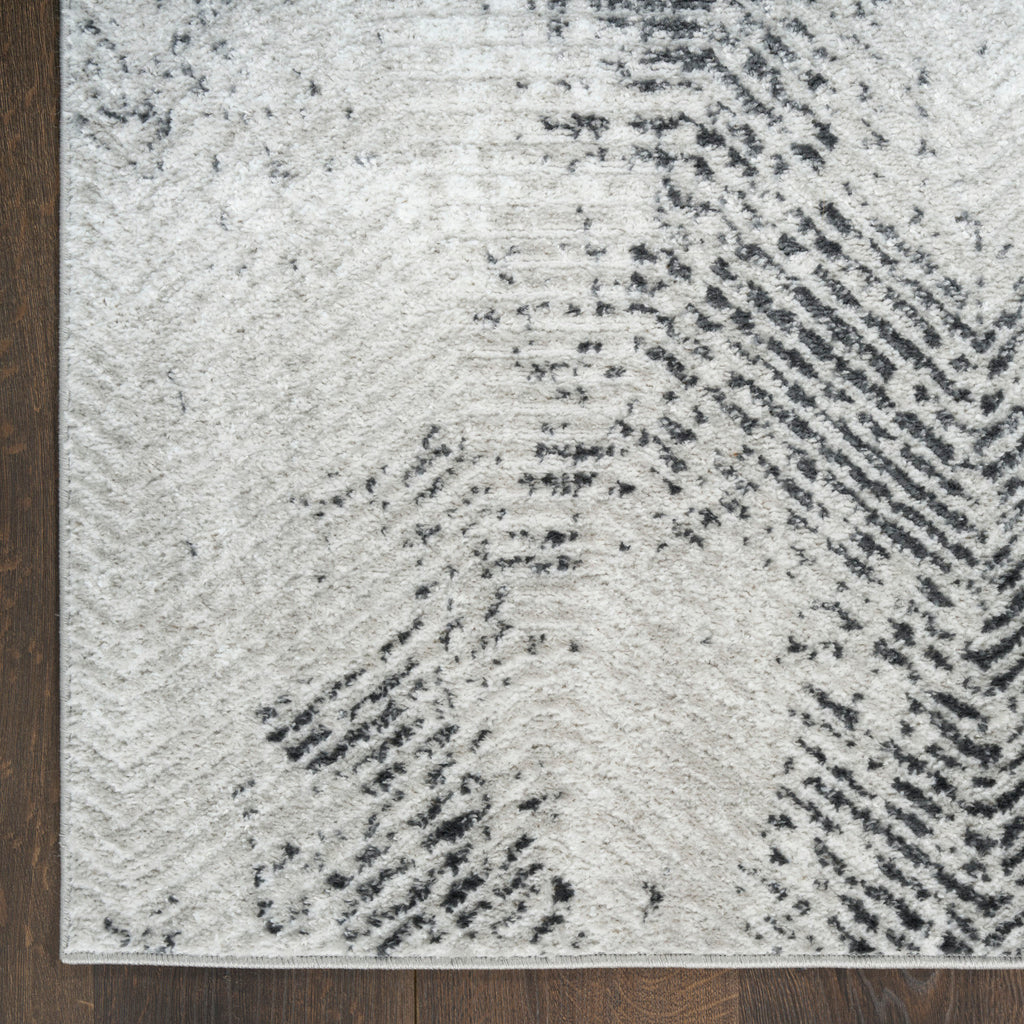 nourison dekor dek04 grey charcoal rug