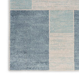 nourison astra machine washable asw09 blue ivory rug