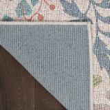 nourison nourison washables nwb06 cream multicolor rug
