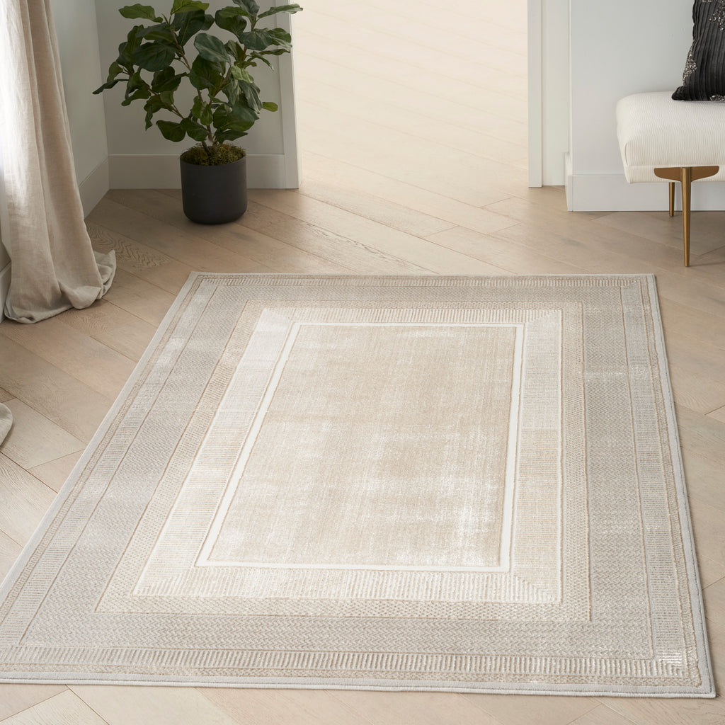nourison glitz glz07 ivory rug