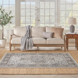 nourison natural jute njt01 bleached rug