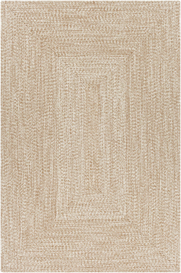 Hauteloom Flaxville FLAXV Cream Machine Made Polypropylene Rug