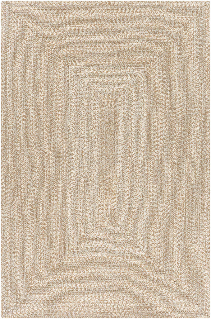 Hauteloom Flaxville FLAXV Cream Machine Made Polypropylene Rug