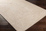 Hauteloom Flaxville FLAXV Cream Machine Made Polypropylene Rug