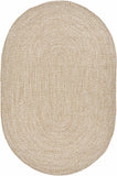 Hauteloom Flaxville FLAXV Cream Machine Made Polypropylene Rug