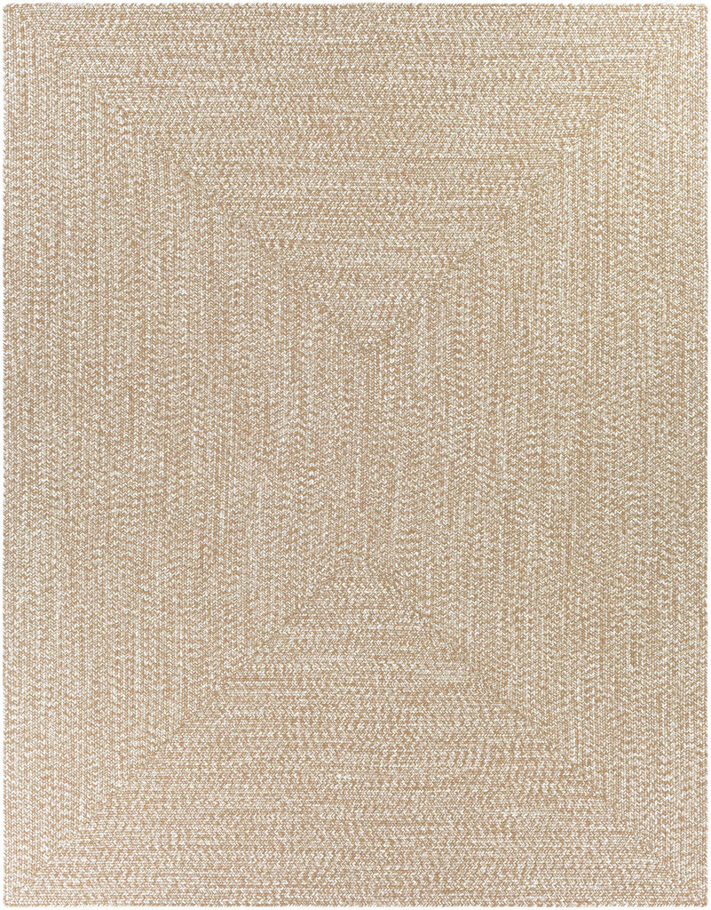 Hauteloom Flaxville FLAXV Cream Machine Made Polypropylene Rug
