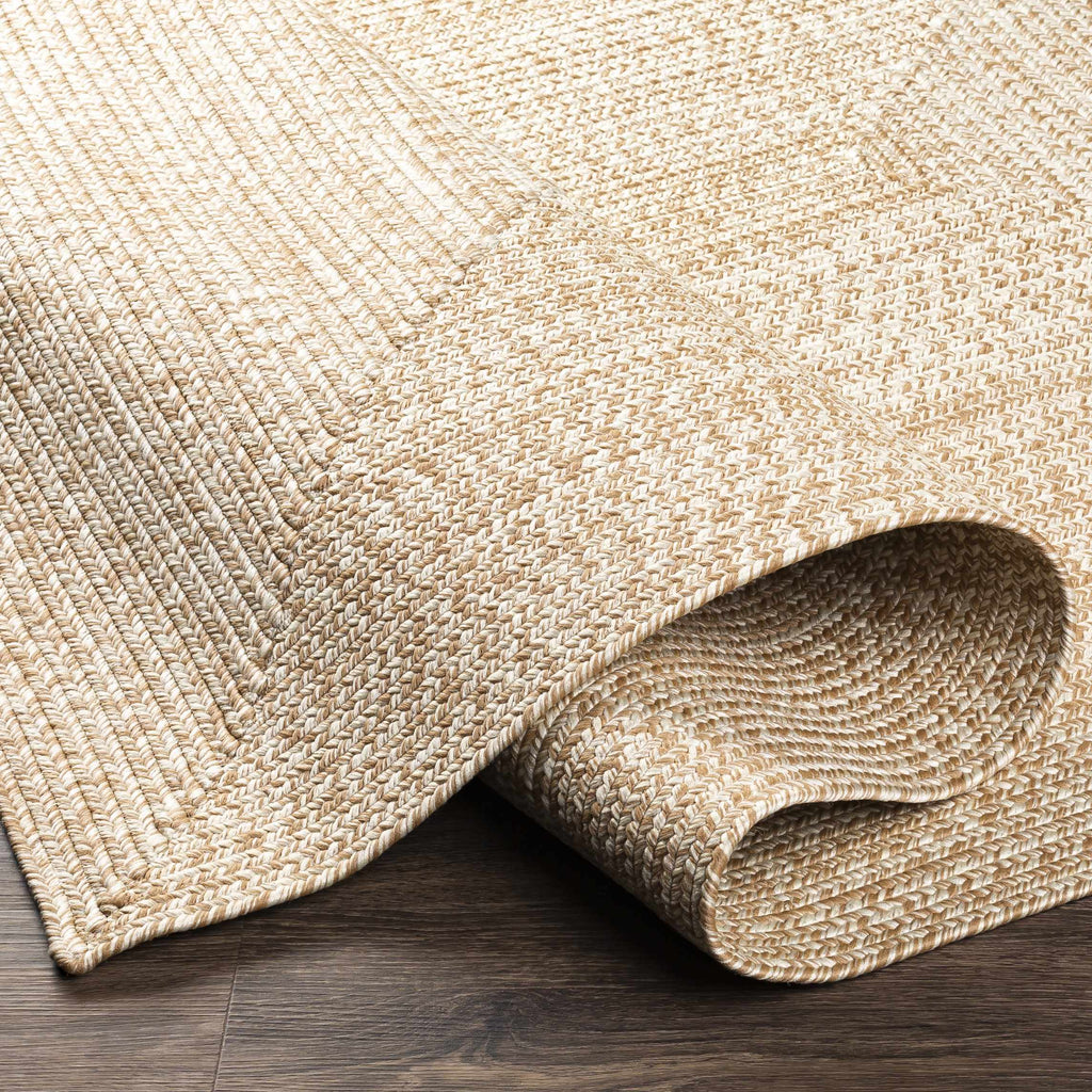 Hauteloom Flaxville FLAXV Cream Machine Made Polypropylene Rug