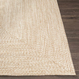 Hauteloom Flaxville FLAXV Cream Machine Made Polypropylene Rug