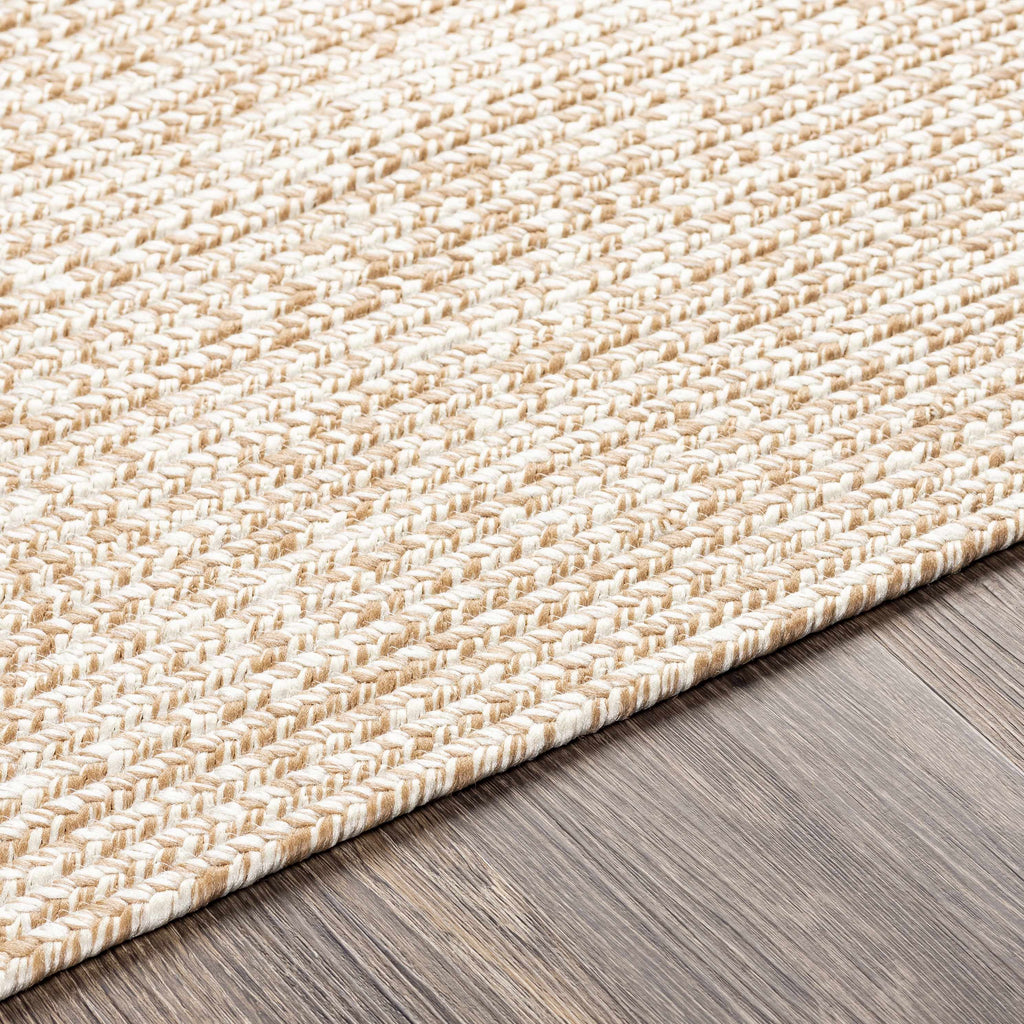 Hauteloom Flaxville FLAXV Cream Machine Made Polypropylene Rug