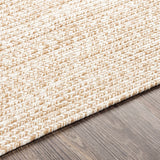 Hauteloom Flaxville FLAXV Cream Machine Made Polypropylene Rug
