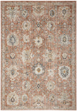 nourison oushak home ous01 rust rug